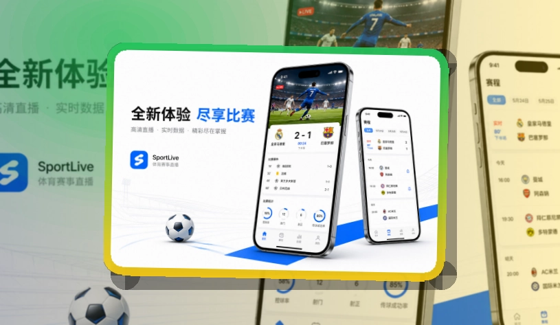 爱游戏 App亮点，赛事入口更有层次，页面更有记忆点 页面展示